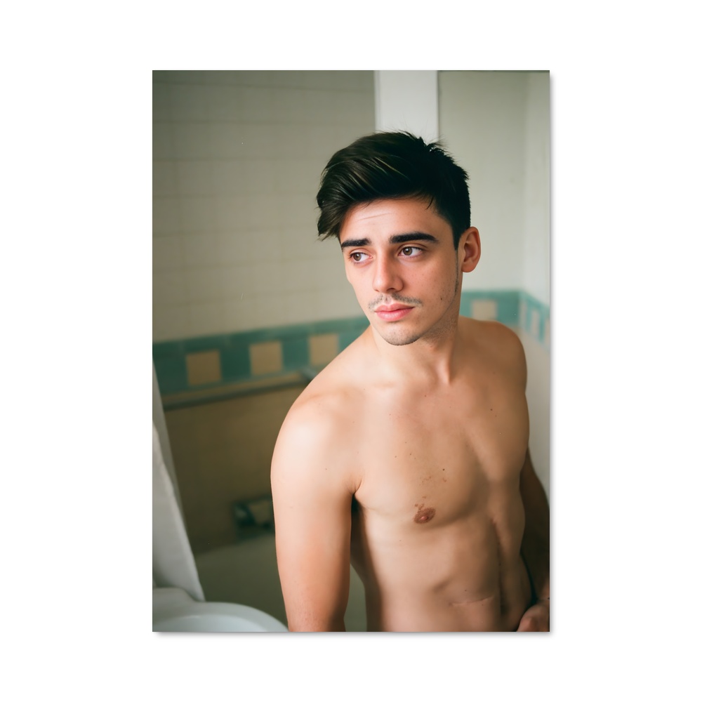 Poster L'Homme au Serviette